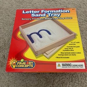 Letter sound formation tray